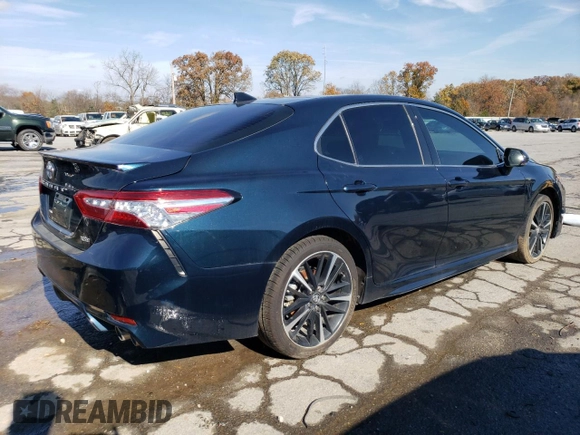 2020 Toyota Camry XSE with VIN 4T1K61AK3LU903751, listed as a Copart auction lot 75336573 with 33,954 mi miles and Salvage Title. Bid and sale history available at DreamBid. Image 3.