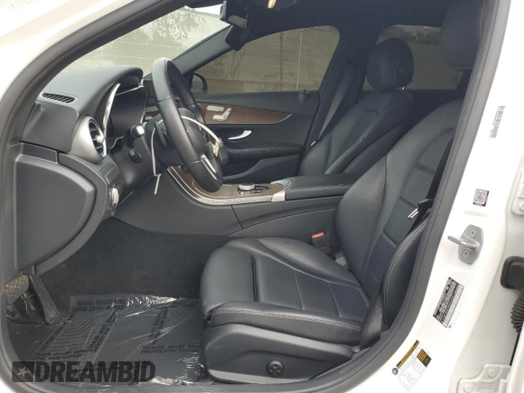 2021 Mercedes-Benz C 300 with VIN W1KWF8DB9MR650682, listed as a Copart auction lot 48050195 with 24,956 mi miles and Salvage title. Bid and sale history available at DreamBid. Image 7.