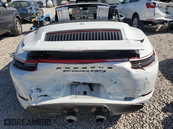 2018 Porsche 911 Carrera S with VIN WP0CB2A94JS147492, listed as a Copart auction lot 75830544 with 16,918 mi miles and Salvage Title. Bid and sale history available at carsss.com. Image 6.