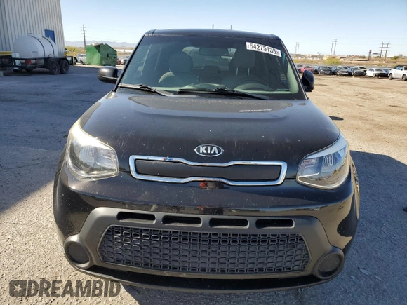 2015 Kia Soul with VIN KNDJN2A28F7805018, listed as a Copart auction lot 54275135 with 65,978 mi miles and Salvage Title. Bid and sale history available at DreamBid. Image 5.