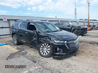 2023 Chevrolet Traverse Premier with VIN 1GNERKKW0PJ102130, listed as a IAAI auction lot 42336735 with 51,313 mi miles and . Bid and sale history available at DreamBid. Image 1.