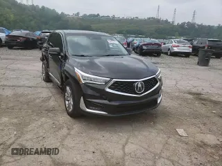 2021 Acura RDX w/Advance Package with VIN 5J8TC2H74ML044932, listed as a Copart auction lot 58003913 with 49,339 mi miles. Bid and sale history available at carsss.com. Image 12.