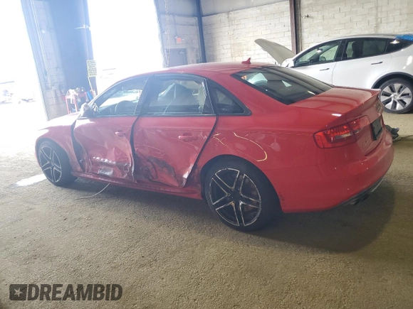 2014 Audi S4 Premium Plus z VIN WAUDGAFL3EA042813, wystawiony jako Copart lot #49654405 z przebiegiem Nie podano mil oraz Szkoda całkowita • Salvage title. Historia ofert i sprzedaży dostępna na DreamBid. Obrazek 2.