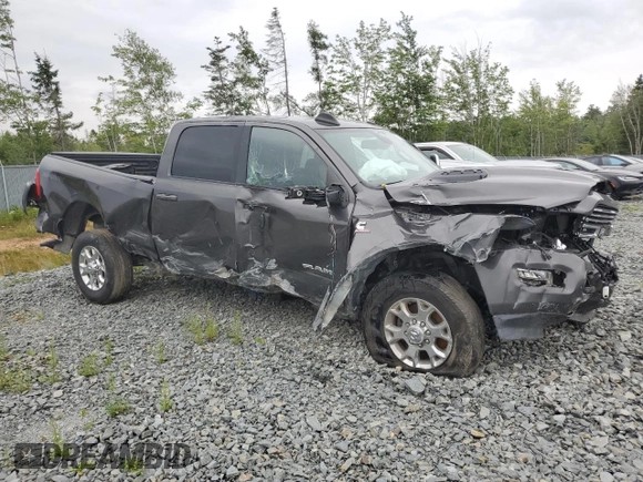 2023 Ram 2500 Laramie with VIN 3C6UR5FL9PG553507, listed as a Copart auction lot 69279114 with 0 mi miles and Salvage Title. Bid and sale history available at carsss.com. Image 4.