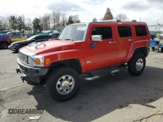 2007 Hummer H3 SUV with VIN 5GTDN13E978167901, listed as a Copart auction lot 49733135 with 161,543 mi miles and Salvage Title. Bid and sale history available at carsss.com. Image 1.