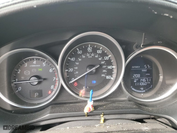 2016 Mazda Mazda6 i Touring with VIN JM1GJ1V52G1461081, listed as a Copart auction lot 49100405 with 111,060 mi miles and Salvage Title. Bid and sale history available at carsss.com. Image 9.