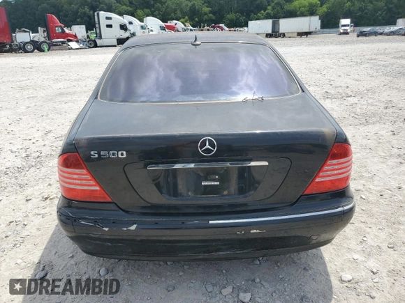 2004 Mercedes-Benz S 320/430/500 with VIN WDBNG75J24A403312, listed as a Copart auction lot 65988335 with Not provided miles and Clean title. Bid and sale history available at DreamBid. Image 6.
