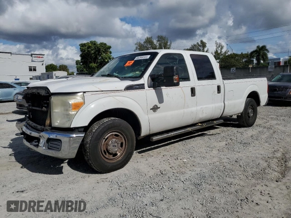 2012 Ford F-350 XL with VIN 1FT7W3ATXCEB07863, listed as a Copart auction lot 86399544 with 158,932 mi miles and Salvage Title. Bid and sale history available at DreamBid. Image 1.
