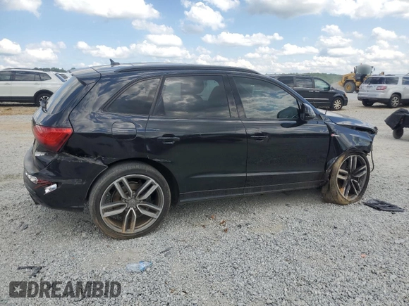 2016 Audi SQ5 Premium Plus with VIN WA1CCAFPXGA037506, listed as a Copart auction lot 53239525 with 86,616 mi miles and Salvage title. Bid and sale history available at DreamBid. Image 3.