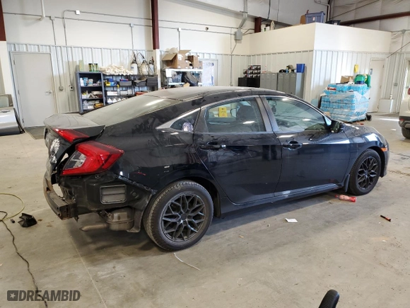2018 Honda Civic Sedan LX with VIN 19XFC2F54JE042549, listed as a Copart auction lot 88108125 with 80,606 mi miles and Non Repairable. Bid and sale history available at carsss.com. Image 3.