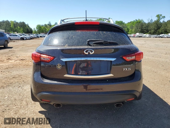 2011 Infiniti FX35 with VIN JN8AS1MW1BM733340, listed as a Copart auction lot 54716425 with 168,178 mi miles and Clean Title. Bid and sale history available at carsss.com. Image 6.