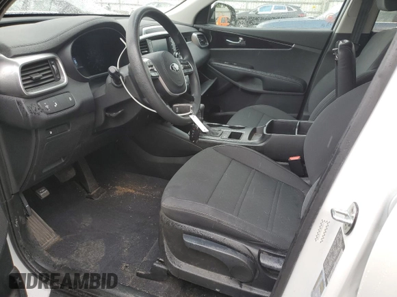 2020 Kia Sorento LX z VIN 5XYPG4A36LG698588, wystawiony jako Copart lot #57240045 z przebiegiem 75 298 mil mil oraz Szkoda całkowita • Salvage title. Historia ofert i sprzedaży dostępna na DreamBid. Obrazek 7.
