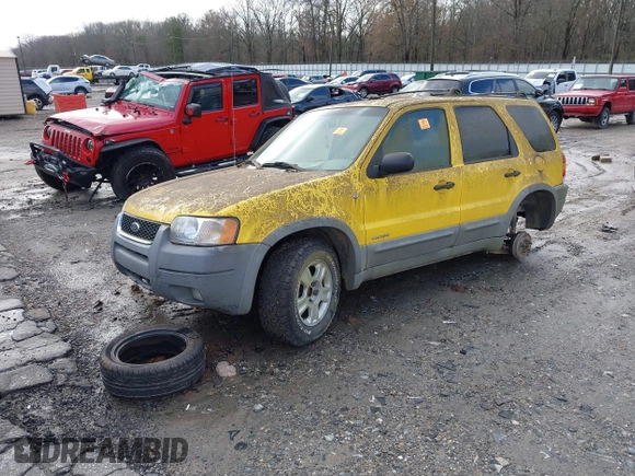 2002 Ford Escape XLT Choice with VIN 1FMYU04172KD51243, listed as a IAAI auction lot 41542965 with Not Provided miles. Bid and sale history available at carsss.com. Image 2.