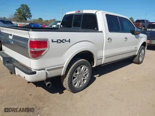 2014 Ford F-150 XL with VIN 1FTFW1ET5EFA12196, listed as a IAAI auction lot 41850445 with 206,814 mi miles. Bid and sale history available at carsss.com. Image 4.