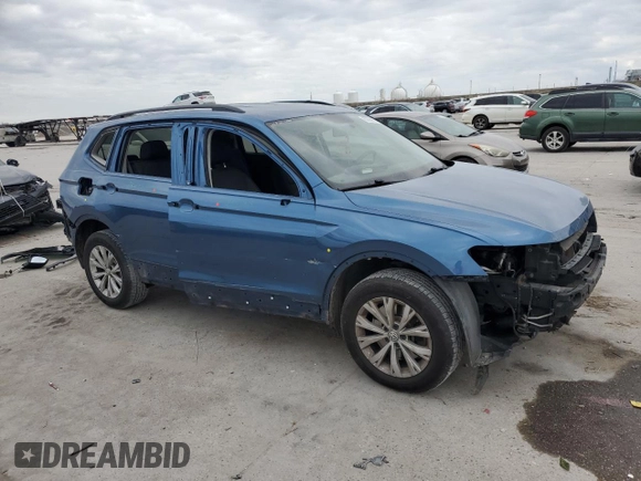 2018 Volkswagen Tiguan S with VIN 3VV0B7AX6JM105107, listed as a Copart auction lot 89363855 with 127,860 mi miles and Salvage title. Bid and sale history available at DreamBid. Image 4.