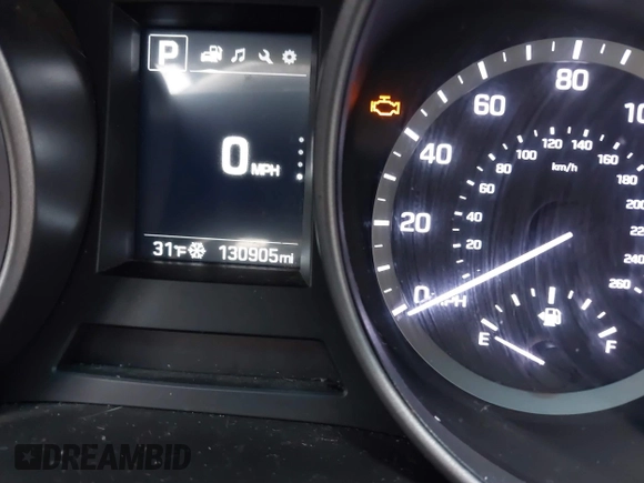 2017 Hyundai Santa Fe 2.4L with VIN 5XYZU3LB4HG424734, listed as a IAAI auction lot 41491166 with 130,905 mi miles and . Bid and sale history available at DreamBid. Image 15.