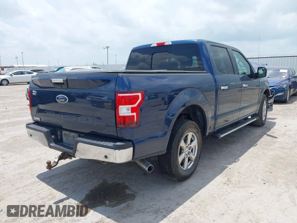 2018 Ford F-150 XL with VIN 1FTEW1C58JKD53884, listed as a IAAI auction lot 42402222 with 159,330 mi miles and . Bid and sale history available at DreamBid. Image 4.