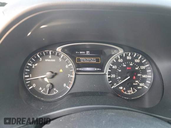 2018 Nissan Pathfinder SV z VIN 5N1DR2MM7JC673380, wystawiony jako Copart lot #52621935 z przebiegiem 101 334 mil mil oraz Szkoda całkowita • Salvage title. Historia ofert i sprzedaży dostępna na DreamBid. Obrazek 9.