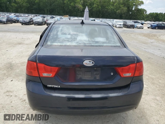 2010 Kia Optima LX with VIN KNAGG4A87A5391946, listed as a Copart auction lot 54005025 with 144,652 mi miles and Salvage Title. Bid and sale history available at carsss.com. Image 6.