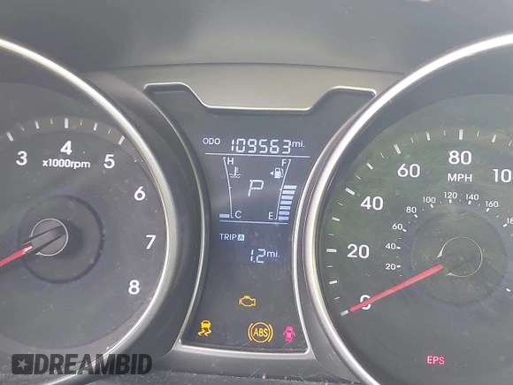 2013 Hyundai Veloster w/Gray Int with VIN KMHTC6AD3DU118515, listed as a IAAI auction lot 42336158 with 109,563 mi miles and . Bid and sale history available at DreamBid. Image 7.