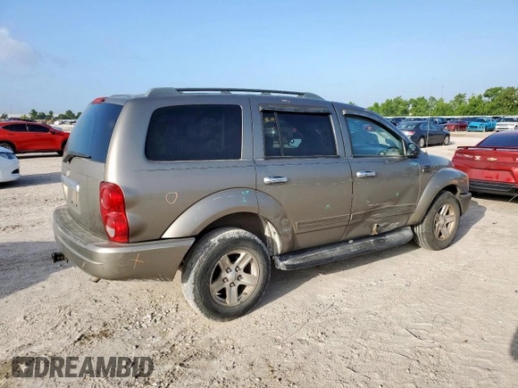 2004 Dodge Durango SLT with VIN 1D4HD48N64F205844, listed as a Copart auction lot 60655835 with 192,935 mi miles and Salvage title. Bid and sale history available at DreamBid. Image 3.
