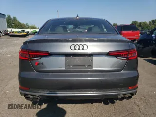 2018 Audi S4 Premium Plus with VIN WAUB4AF44JA019933, listed as a Copart auction lot 65963144 with 45,694 mi miles and Salvage Title. Bid and sale history available at carsss.com. Image 6.