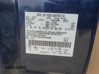 2008 Ford F-150 XL with VIN 1FTRF122X8KE92949, listed as a Copart auction lot 60833295 with 97,847 mi miles and Salvage title. Bid and sale history available at DreamBid. Image 12.