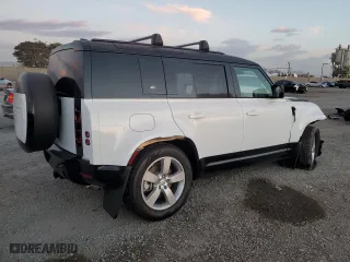 2024 Land Rover Defender X-Dynamic SE with VIN SALE27EU7R2290655, listed as a Copart auction lot 87423784 with 24,821 mi miles and Salvage Title. Bid and sale history available at carsss.com. Image 3.