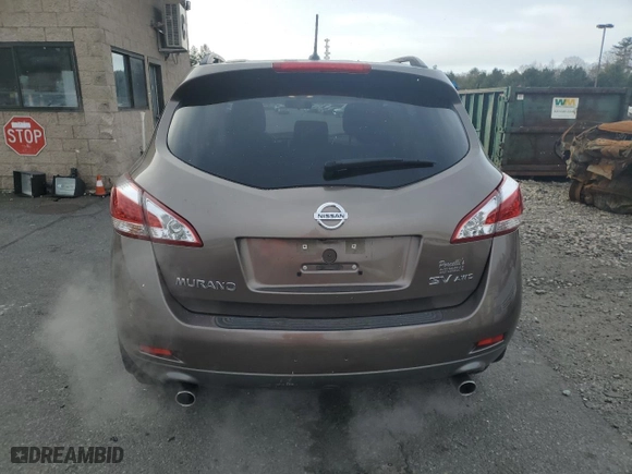 2012 Nissan Murano LE with VIN JN8AZ1MW5CW220240, listed as a Copart auction lot 41689575 with 56,270 mi miles and Salvage Title. Bid and sale history available at carsss.com. Image 6.