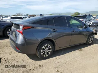 2019 Toyota Prius L Eco with VIN JTDKARFU2K3092217, listed as a Copart auction lot 53127915 with 133,717 mi miles and Salvage title. Bid and sale history available at DreamBid. Image 3.