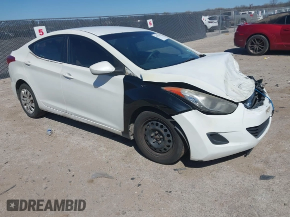 2011 Hyundai Elantra GLS with VIN 5NPDH4AE9BH029465, listed as a IAAI auction lot 41845258 with 134,380 mi miles. Bid and sale history available at carsss.com. Image 1.