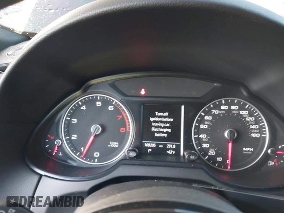 2013 Audi Q5 Prestige with VIN WA1WGAFPXDA065786, listed as a IAAI auction lot 41196024 with 100,205 mi miles and . Bid and sale history available at DreamBid. Image 7.