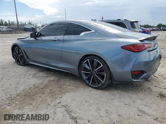 2017 Infiniti Q60 Premium with VIN JN1EV7EK4HM363368, listed as a Copart auction lot 63076615 with 77,198 mi miles and Salvage title. Bid and sale history available at DreamBid. Image 2.