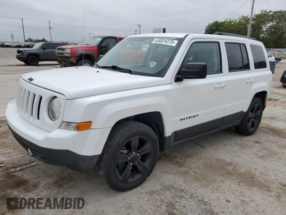 2015 Jeep Patriot Sport with VIN 1C4NJPBA4FD372511, listed as a Copart auction lot 53824375 with 164,902 mi miles and Salvage Title. Bid and sale history available at carsss.com. Image 1.
