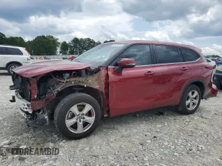2020 Toyota Highlander LE with VIN 5TDZZRAHXLS505907, listed as a Copart auction lot 56781975 with 117,840 mi miles and Clean title. Bid and sale history available at DreamBid. Image 1.