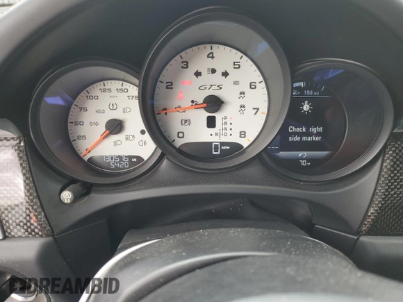 2017 Porsche Macan GTS with VIN WP1AG2A57HLB51772, listed as a Copart auction lot 55123715 with 130,576 mi miles and Salvage title. Bid and sale history available at DreamBid. Image 9.