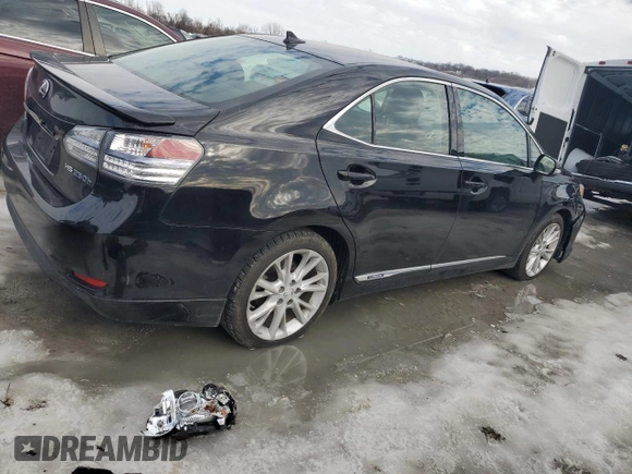 2010 Lexus HS 250h with VIN JTHBB1BA8A2021133, listed as a Copart auction lot 41464225 with 180,810 mi miles and Salvage Title. Bid and sale history available at DreamBid. Image 3.