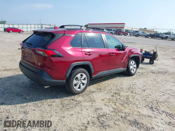 2019 Toyota RAV4 LE with VIN JTMF1RFV9KD029118, listed as a IAAI auction lot 42590704 with 48,976 mi miles and . Bid and sale history available at DreamBid. Image 4.