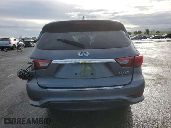 2017 Infiniti QX60 with VIN 5N1DL0MM0HC506617, listed as a Copart auction lot 48735355 with 119,013 mi miles and Salvage Title. Bid and sale history available at DreamBid. Image 6.