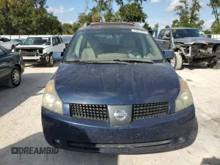 2005 Nissan Quest SL with VIN 5N1BV28U45N122878, listed as a Copart auction lot 79951924 with 157,540 mi miles and Salvage Title. Bid and sale history available at carsss.com. Image 5.
