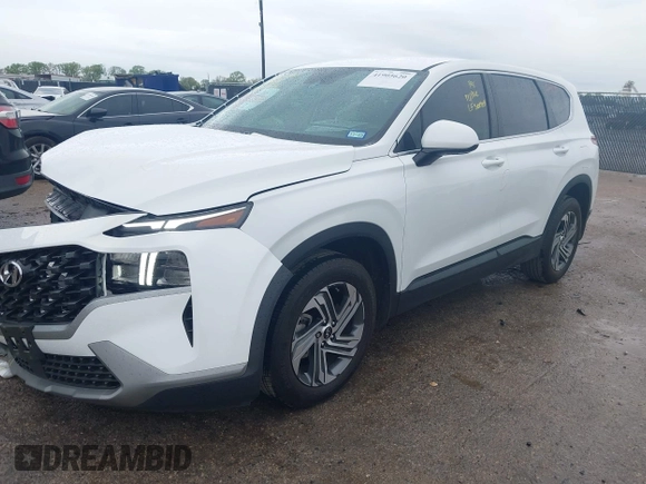 2023 Hyundai Santa Fe SE with VIN 5NMS14AJ3PH637561, listed as a IAAI auction lot 41905620 with 5,937 mi miles and . Bid and sale history available at DreamBid. Image 2.