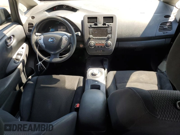 2016 Nissan LEAF S with VIN 1N4AZ0CP5GC308380, listed as a Copart auction lot 54706785 with 103,930 mi miles and Salvage Title. Bid and sale history available at carsss.com. Image 8.