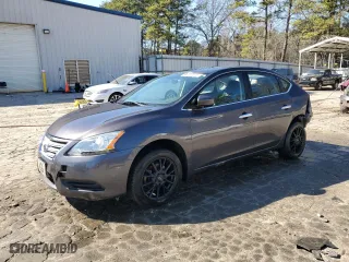 2014 Nissan Sentra S with VIN 3N1AB7AP4EL682154, listed as a Copart auction lot 46187515 with 105,570 mi miles and Salvage Title. Bid and sale history available at carsss.com. Image 1.