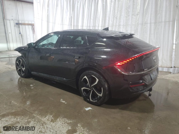 2022 Kia EV6 GT-Line with VIN KNDC4DLC0N5062264, listed as a Copart auction lot 88213905 with 56,502 mi miles and Salvage Title. Bid and sale history available at carsss.com. Image 2.