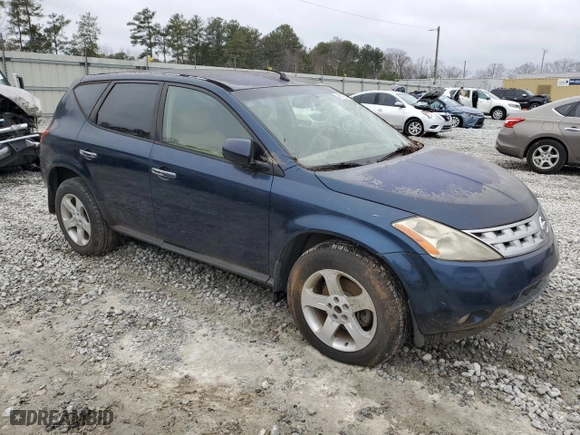 2003 Nissan Murano SL with VIN JN8AZ08T83W117176, listed as a Copart auction lot 46099505 with 101,303 mi miles and Clean Title. Bid and sale history available at carsss.com. Image 4.