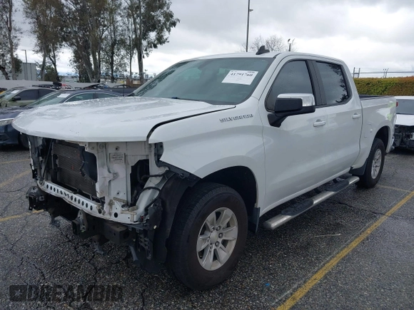 2020 Chevrolet Silverado 1500 LT with VIN 1GCPWCED0LZ327797, listed as a IAAI auction lot 41791760 with 95,425 mi miles. Bid and sale history available at carsss.com. Image 18.