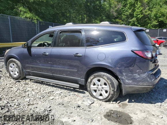 2014 Chevrolet Traverse LS z VIN 1GNKVFEDXEJ123578, wystawiony jako Copart lot #57697115 z przebiegiem 112 680 mil mil oraz Szkoda całkowita • Salvage title. Historia ofert i sprzedaży dostępna na DreamBid. Obrazek 2.