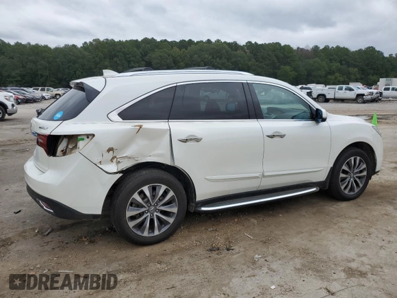 2015 Acura MDX Tech Pkg with VIN 5FRYD3H40FB002968, listed as a Copart auction lot 71251964 with 170,831 mi miles and Salvage Title. Bid and sale history available at carsss.com. Image 3.