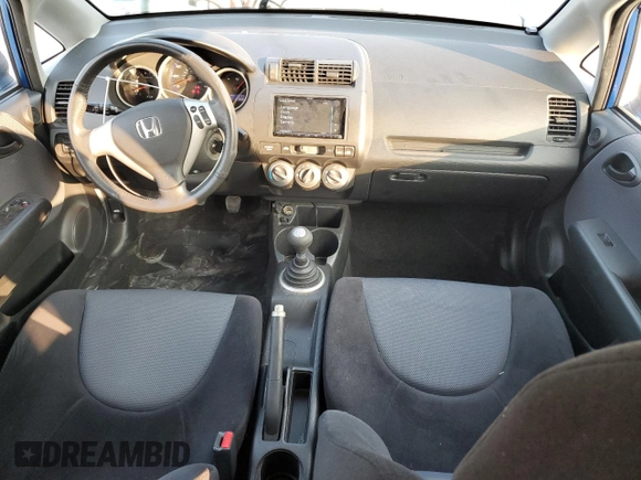 2007 Honda Fit Sport with VIN JHMGD37657S061775, listed as a Copart auction lot 69941734 with 213,944 mi miles and Salvage Title. Bid and sale history available at carsss.com. Image 8.
