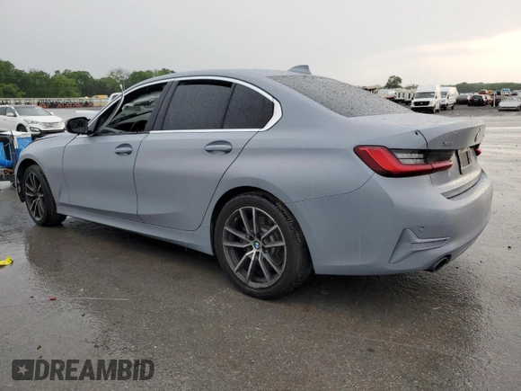 2021 BMW 3 Series 330i xDrive with VIN 3MW5R7J01M8B49397, listed as a Copart auction lot 55161355 with Not provided miles and Salvage title. Bid and sale history available at DreamBid. Image 2.
